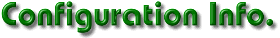 Configuration Info