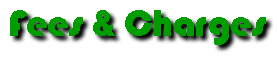 Fees and Charges